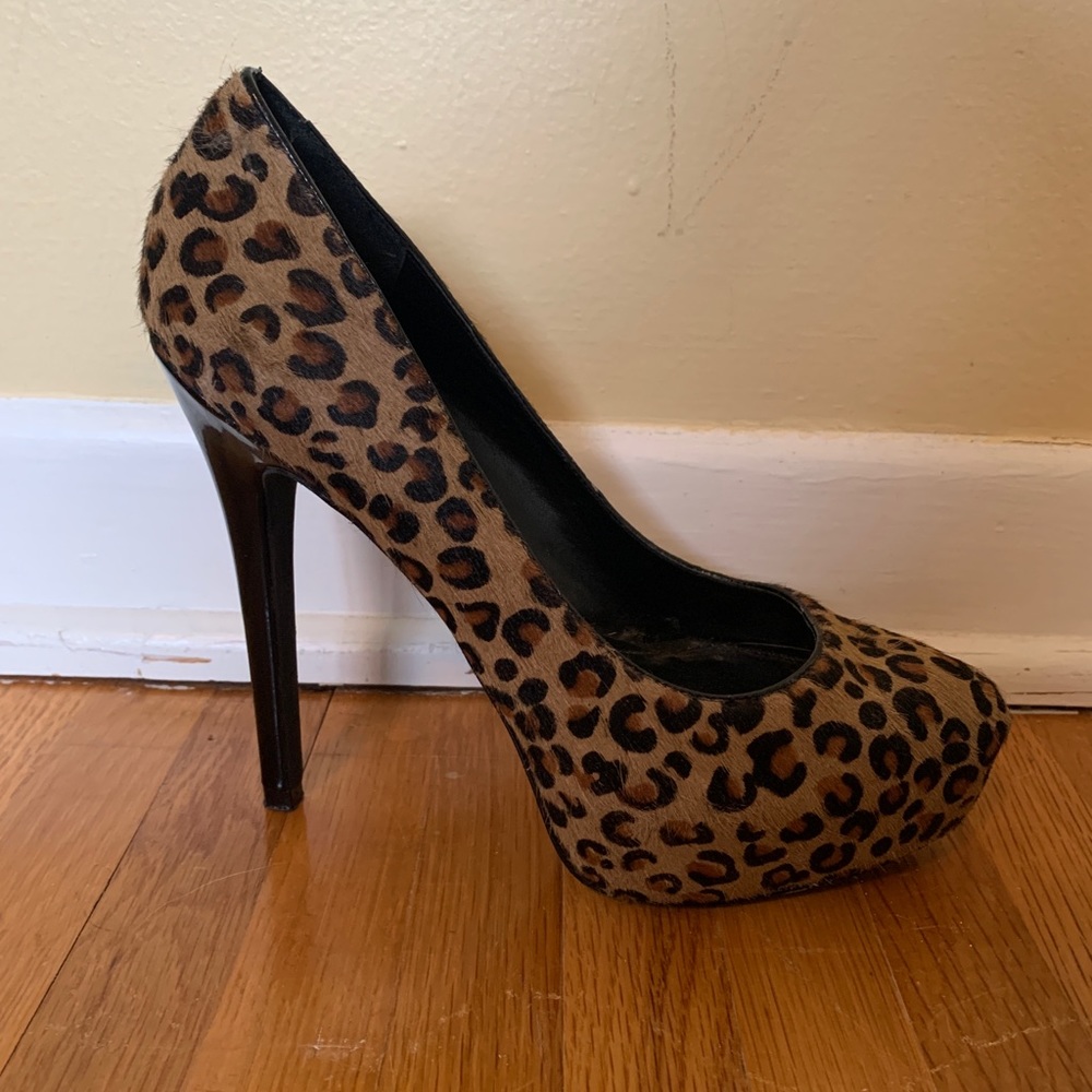 Aldo Leopard Print Heels
